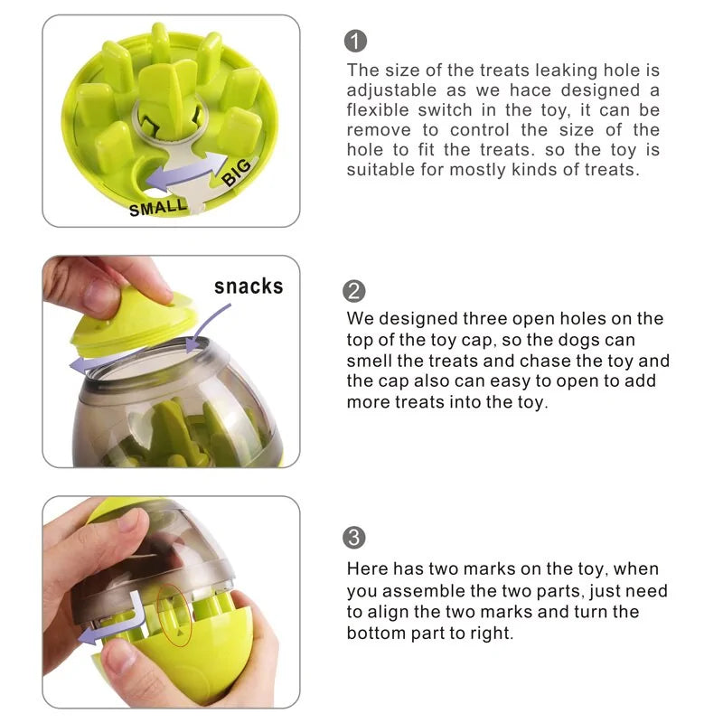  Interactive Pet Food Dispenser Toy